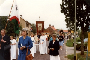 Processie in Loo, september 1982.