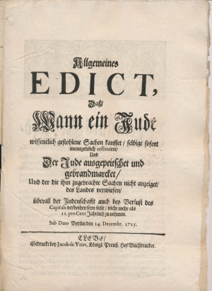 Edict uit 1725